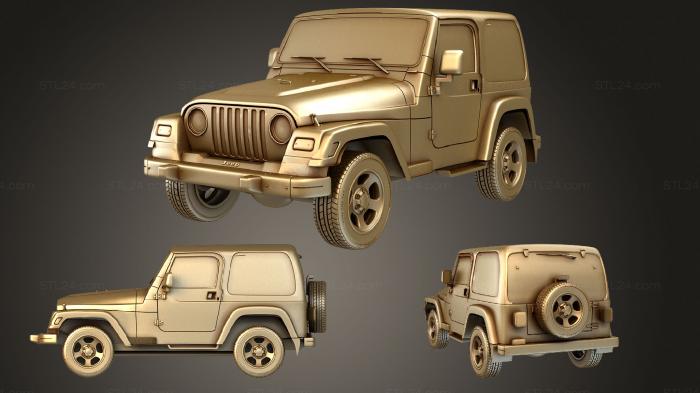Vehicles (Jeep wrangler, CARS_2073) 3D models for cnc